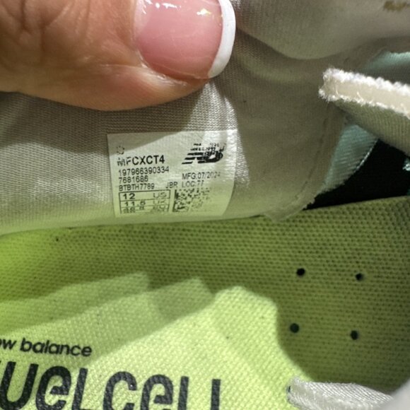 New Balance FuelCell Rebel v4 Running Shoes Mens 12 Cyber Jade/White MFCXCT4 - Picture 9 of 10